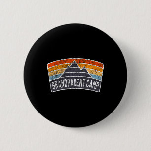 Vintage Grandparent Camp Rainbow Camping Mountain 6 Cm Round Badge