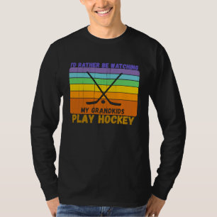 Vintage Grandparents Rather Watch Grandkids Play H T-Shirt