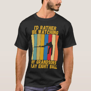 Vintage Grandparents Rather Watch Grandsons Eight  T-Shirt