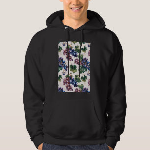 Vintage Grape Fruit Pattern Art Hoodie