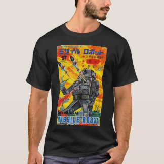 Vintage Graphic Missile Robot Japanese Retro Old T T-Shirt