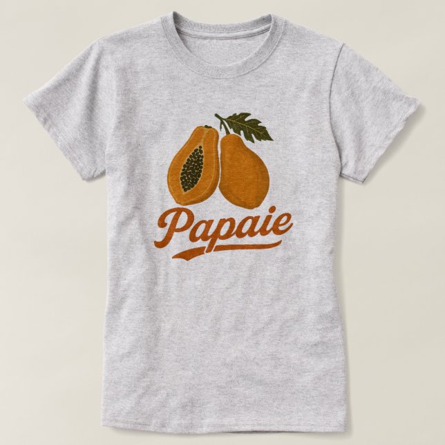 Vintage Graphic T-Shirt – Retro style fruit (Design Front)