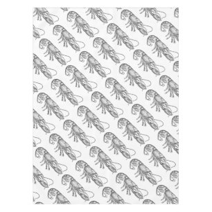 vintage graphics lobster tablecloth