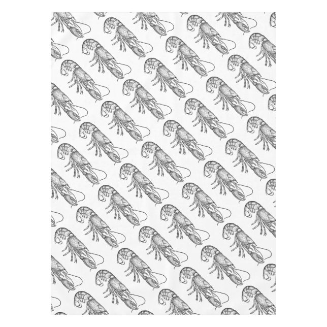 vintage graphics lobster tablecloth (Front)