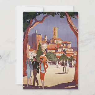 Vintage Grasse Summer Art Invitation