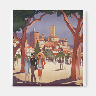 Vintage Grasse Summer Art Magnet
