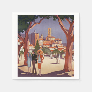 Vintage Grasse Summer Art Napkin