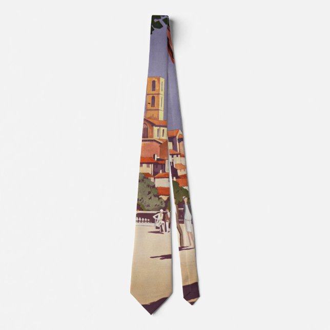 Vintage Grasse Summer Art Tie (Front)