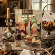 Vintage Grateful Children Happy Thanksgiving  