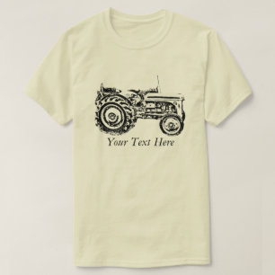 Vintage Gray massey fergison tractor T-Shirt