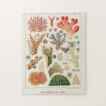Vintage Great Barrier Reef of Australia Corals Jigsaw Puzzle<br><div class="desc">Great Barrier Reef Corals from The Great Barrier Reef of Australia (1893) by William Saville-Kent (1845-1908).</div>