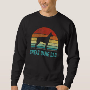 Vintage Great Dane Dad  Dog Sweatshirt