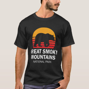 Vintage Great Smoky Mountains National Park Bear T-Shirt