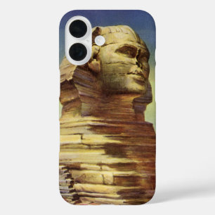 Vintage Great Sphinx of Giza, Pyramids of Egypt iPhone 16 Case