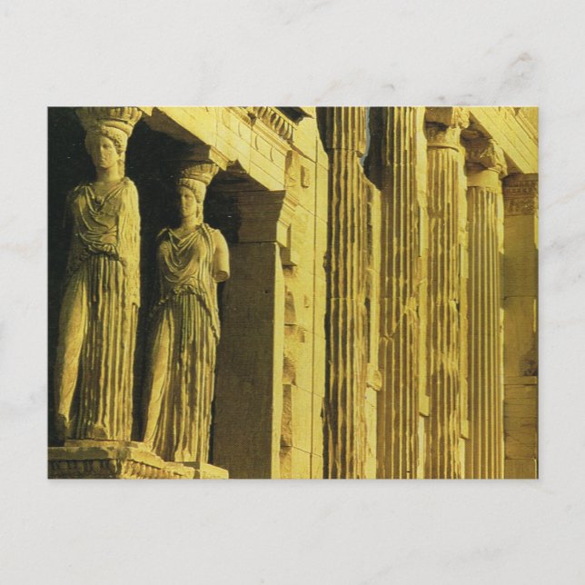 Vintage Greece, Athens, Acropolis, Parthenon Postcard (Front)