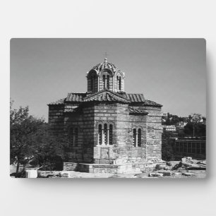 Vintage Greece Athens Church of the Holy Apostles Plaque
