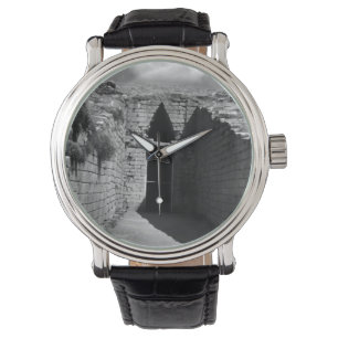 Vintage Greece Athens Mycenae royal stairs Watch