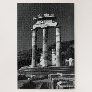 Vintage Greece Athens Tholos temple Sanctuary Jigsaw Puzzle