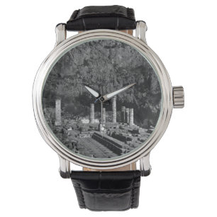 Vintage Greece Delphi Apollo Temple Watch