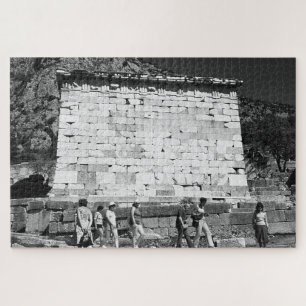 Vintage Greece Delphi Athenian Treasury Jigsaw Puzzle