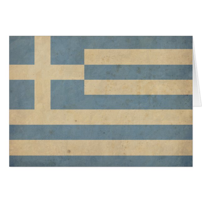 Vintage Greece Flag (Front Horizontal)