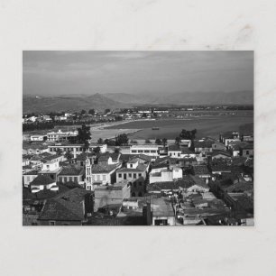 Vintage Greece Nafplion beach Postcard