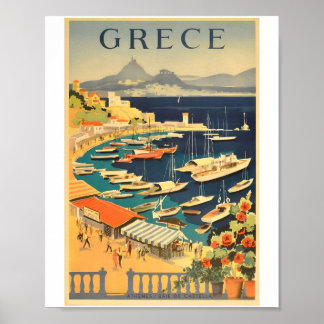Vintage Greece Travel 70s Posters
