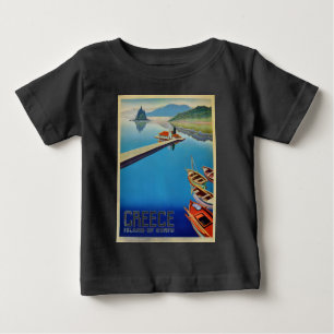 Vintage Greece Travel - Island of Corfu Baby T-Shirt