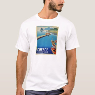 Vintage Greece Travel - Island of Corfu T-Shirt