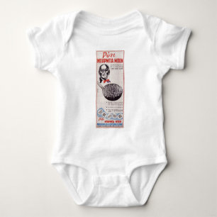 Vintage Greek Advertisement Uncle Ben Rice Old ad Baby Bodysuit
