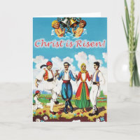 Vintage Greek Easter Card "Glendi"