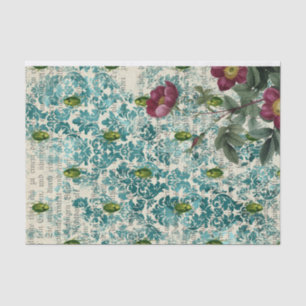 Vintage Green Beetle Insect Tissue Paper