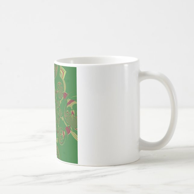 Vintage Green Coffee Mug (Right)