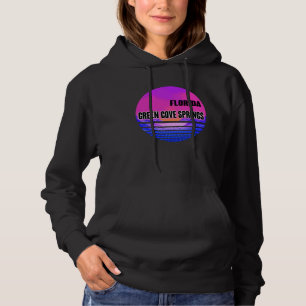 Vintage Green Cove Springs Vaporwave Florida Hoodie