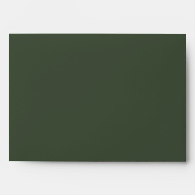 Vintage green envelope (Front)