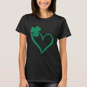 Vintage Green Happy St Patrick S Day Irish Shamroc T-Shirt