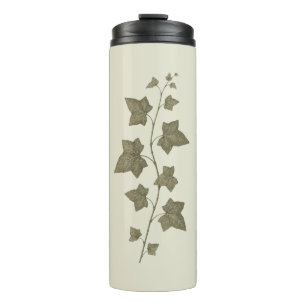 Vintage Green Ivy Vine Thermal Tumbler