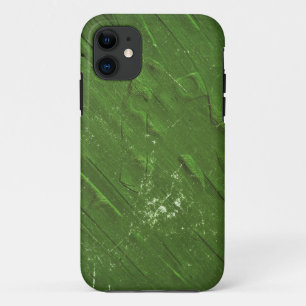 Vintage Green Paint Background iPhone 11 Case