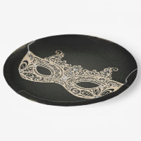 Vintage Green Pearl Masquerade Mask Sweet 16 Party