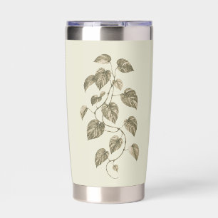 Vintage Green Pothos Vine Insulated Tumbler