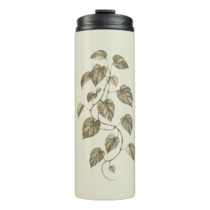 Vintage Green Pothos Vine Thermal Tumbler