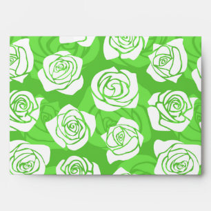 Vintage green roses Envelope