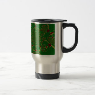 Vintage Green Travel Mug