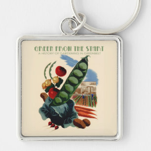 Vintage Greenbelt key chain