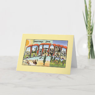Vintage greetings from Arizona Card