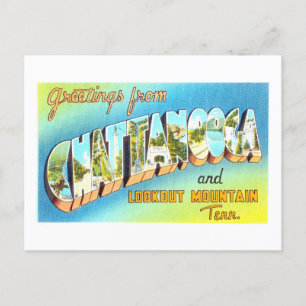 Vintage Greetings from Chatanooga, Tennessee Postcard