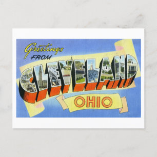 Vintage Greetings from Cleveland, Ohio Postcard