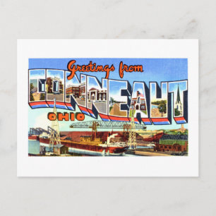 Vintage Greetings from Conneaut, Ohio, Postcard