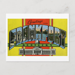 Vintage Greetings from Frankfort, Kentucky Postcard