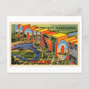 Vintage Greetings from Houston, Texas Postcard